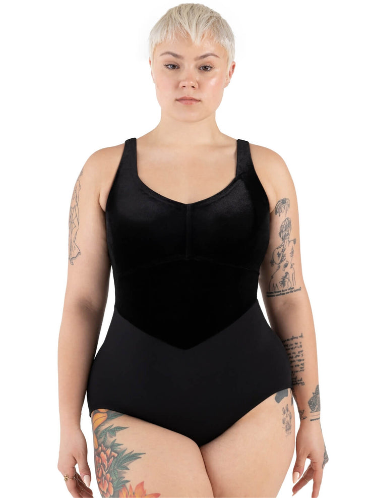 Capezio - Velvet Forest Aspen Leotard - Adult (12231W-BLK) - Black