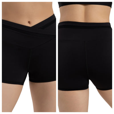 Capezio - Coastal Bloom Seaboard Short - Adult (12273W) - Black