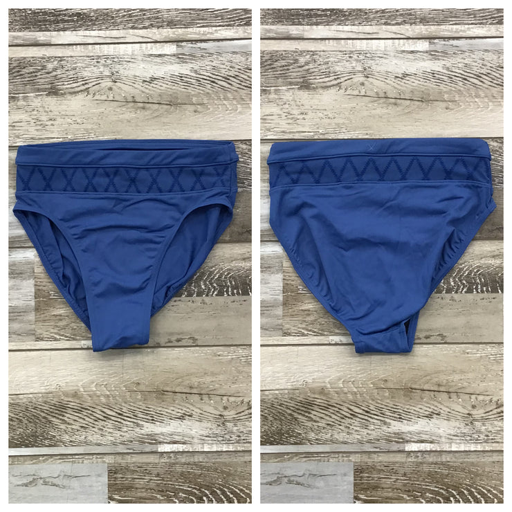 Bloch - Diamond Mesh High Waist Briefs - Adult (FR5041) - Imperial Blue - Final Sale