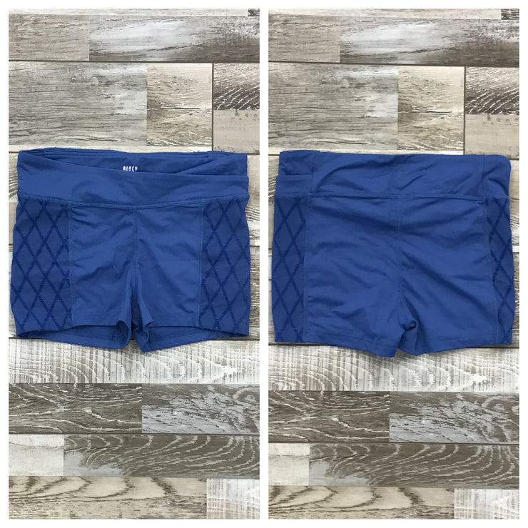 Bloch - Diamond Mesh Flock Mesh Short - Adult (FR5048) - Imperial Blue - Final Sale