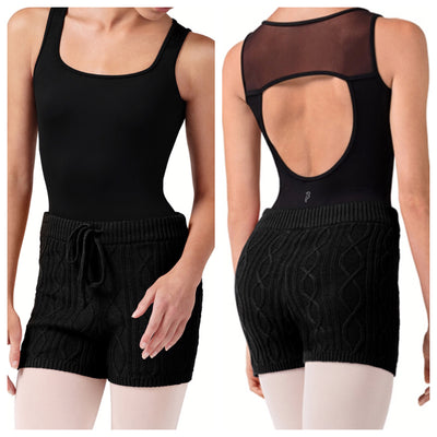 Bloch - Lutina Pull On Shorts - Adult (R90006) - Black