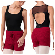 Bloch - Lutina Pull On Shorts - Adult (R90006) - Cherry
