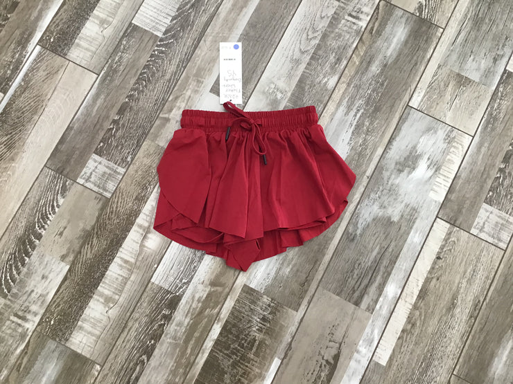 Trendy Trends - Flutter Shorts - Child (723SK) - Burgundy