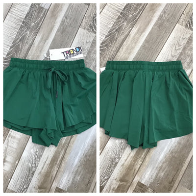 Trendy Trends - Flutter Shorts - Child (723SK) - Dark Green