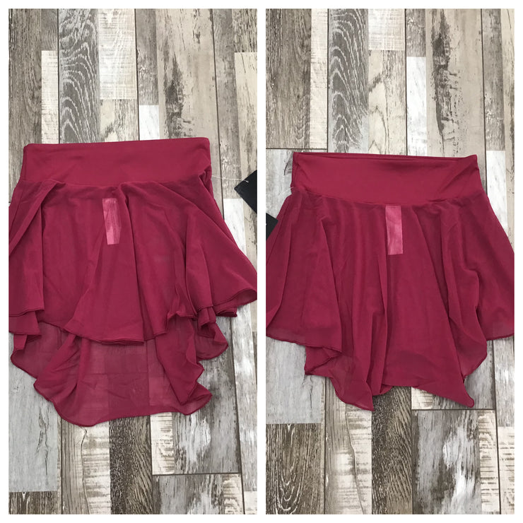 Bloch - Mesh Skirt - Adult (R10006) - Plum Berry