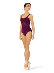 Bloch - Chloe Sweetheart Wide Camisole Leotard - Adult (L1297) - Boysonberry