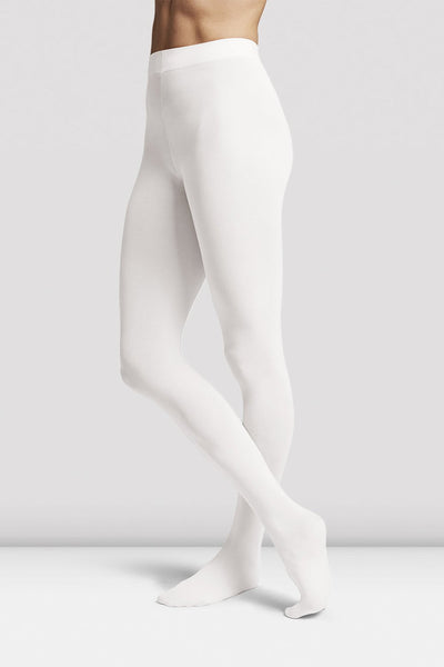 Bloch - Endura Footed Tights - Child - (T0921G) - White Final Sale
