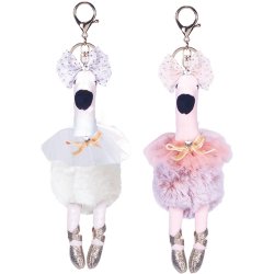 Dasha Designs - Swan Ballerina Bag Tags (6106)
