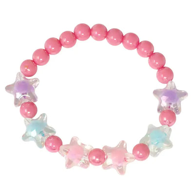 Pink Poppy - Ice Cream Charm Necklace with Bracelet Set (NBL013) - Pink