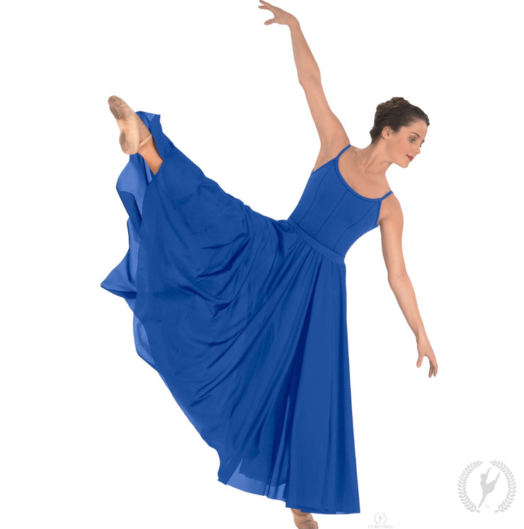 Eurotard - Full Length Praise Skirt - Adult (13674) - Royal