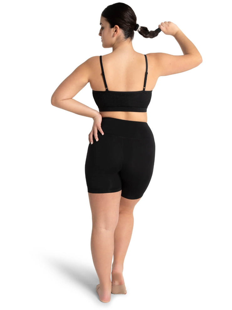 Capezio - Spot on Adults Mesh Overlay Bra Tek Bra Top - Adult (12006W) - Black - Final Sale