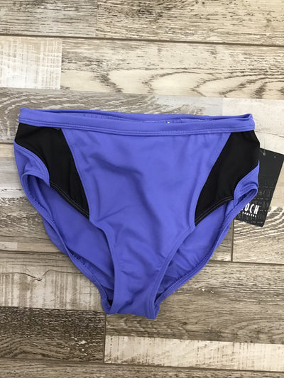 Bloch - Koko Paneled High Waist Brief - Child (FR5126C) - Purple/Black Final Sale