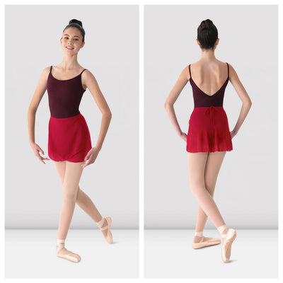 Mirella - Georgette Wrap Skirt - Adult (MS12) - Garnet