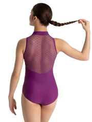 Capezio - Spot On Adults Zip Front Leotard - Adult (12002W) - Plum