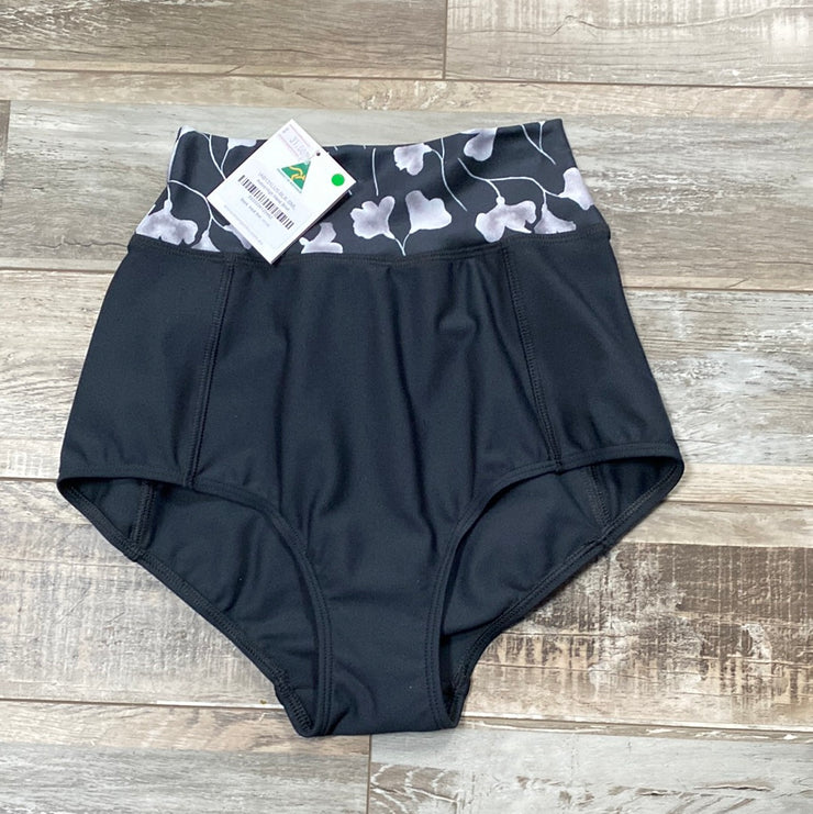 Energetiks - Astrid High Waist Brief - Adult (IAB131LU5-BLK) - Black/Floral Final Sale