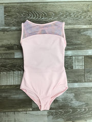 Mirella - Mesh Keyhole Tank Leotard - Child (M486C) - Pink