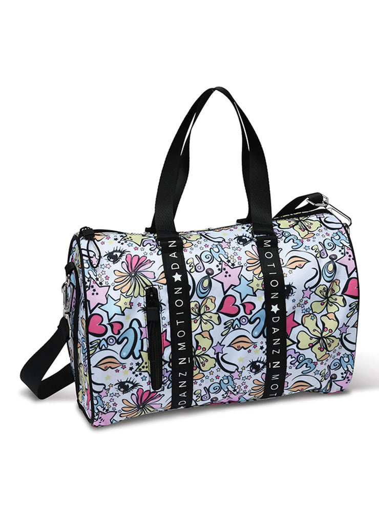 Danz N Motion - Stars and Flowers Duffel (B23503) - Multi Colored