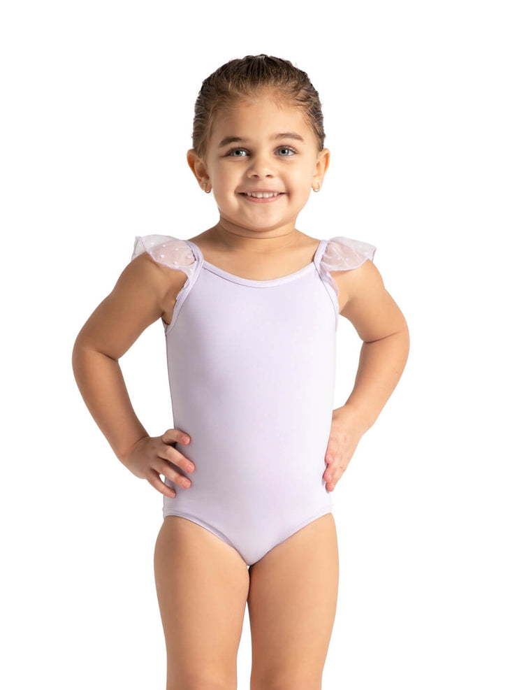 Capezio - Spot On Kids Flutter Sleeve Leotard - Child (12008C) - Lavender