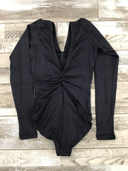 So Danca - Ruth Long Sleeve Leotard with Low Back - Child/Adult (SL118/SL117) - Black