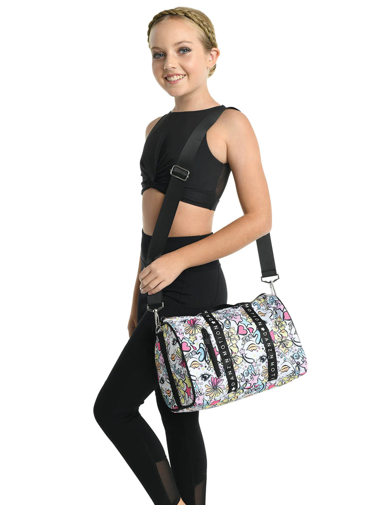 Danz N Motion - Stars and Flowers Duffel (B23503) - Multi Colored