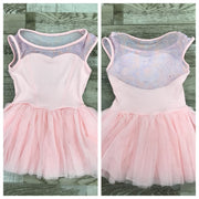 Mirella - Scoop Neck Cap Sleeve Tutu Leotard - Child (M1557C) - Pink