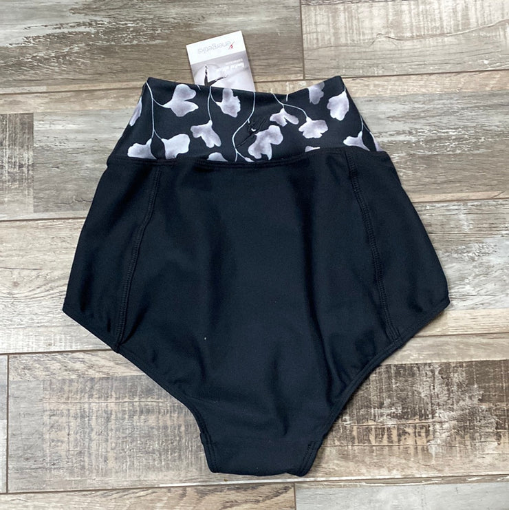 Energetiks - Astrid High Waist Brief - Adult (IAB131LU5-BLK) - Black/Floral Final Sale