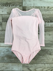 Mirella - Low Back Strap 3/4 Sleeve Leotard - Child (M121C) - Pink