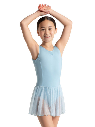 Capezio - Spot On Kids Tank Dress - Child (12009C) - Light Blue