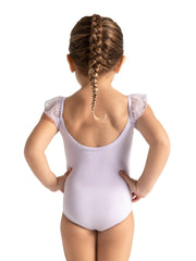 Capezio - Spot On Kids Flutter Sleeve Leotard - Child (12008C) - Lavender