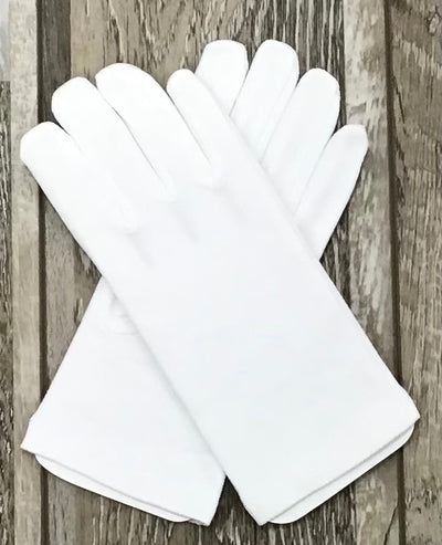 Body Wrappers - Short Gloves (G203) - White