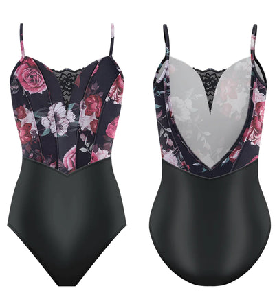 Danse De Paris - Demi Antoinette Leotard - Adult (L0005L) - Jet Cerise