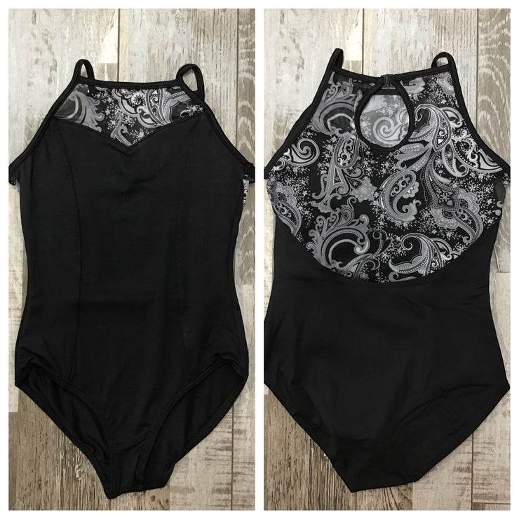 Mirella - Mesh Halter Leotard - Child (M807C) - Black