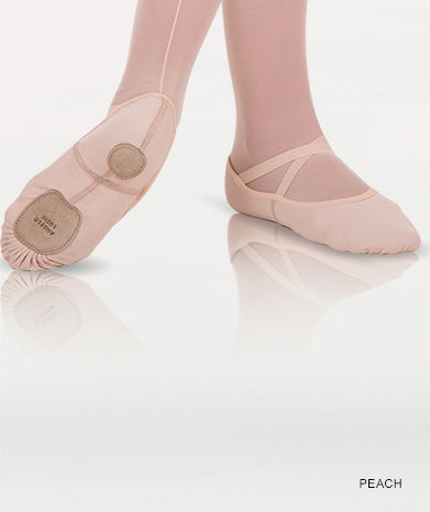 Angelo Luzio by Body Wrappers - INSTANT FIT 4-Way totalSTRETCH® Ballet Slipper - Child/Adult (248C/ 248A) - Peach - Final Sale