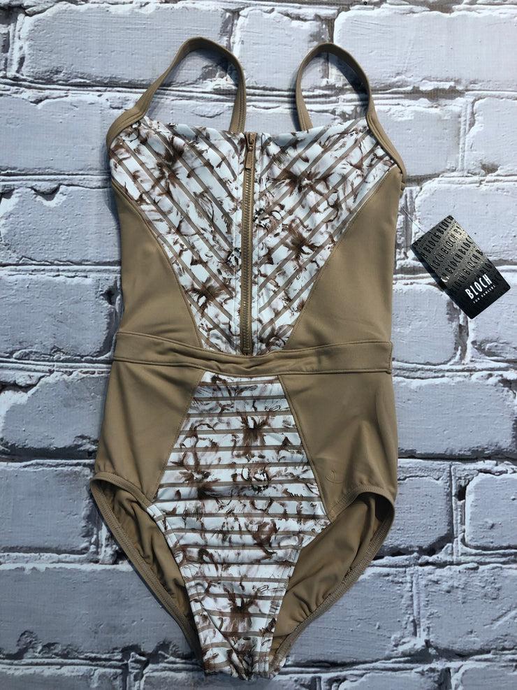 Bloch - Printed Mesh Paneled Cami Leotard - Adult (L9817) - Nomad - Final Sale