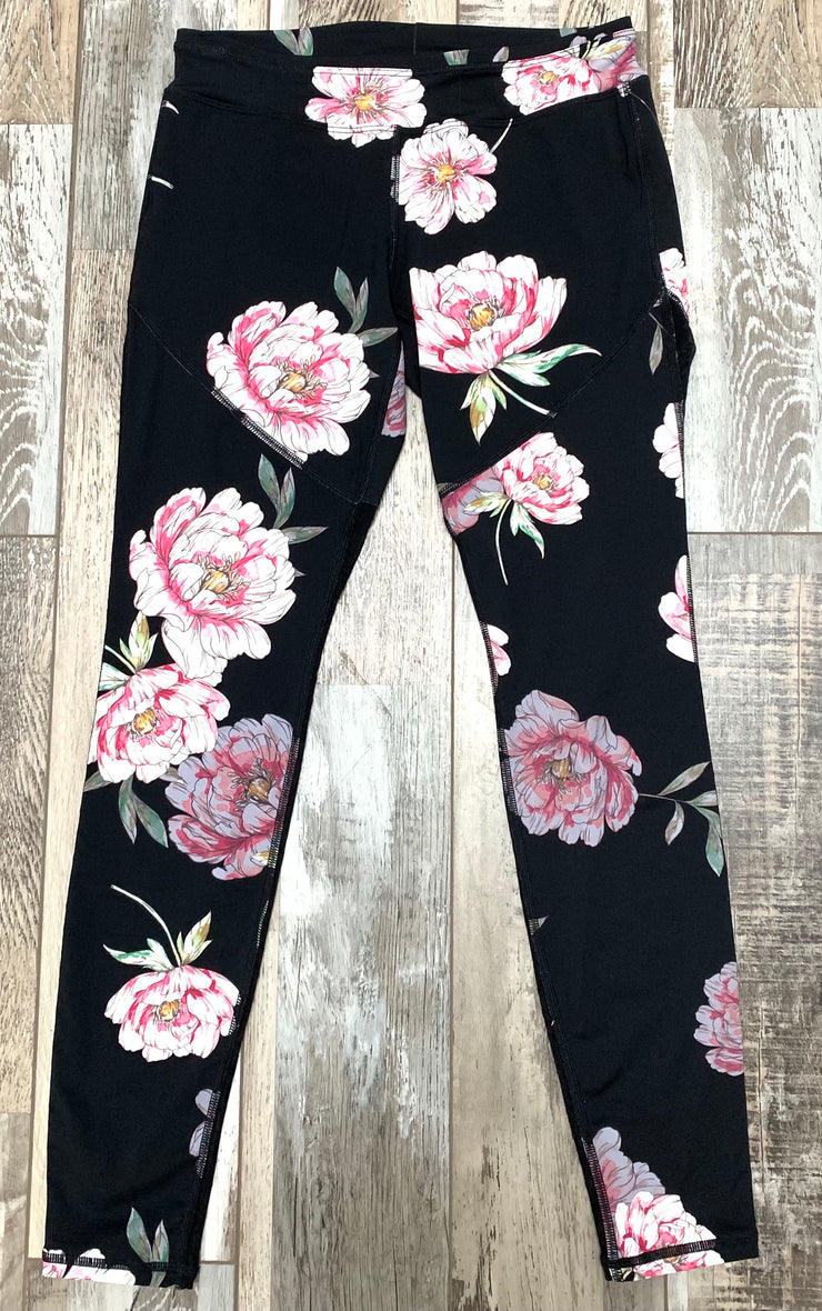 Capezio - Full-Length Leggings - Adult (11304W) - Floral/Dotted Mesh - Final Sale