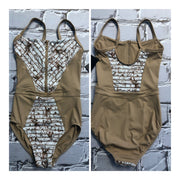 Bloch - Printed Mesh Paneled Cami Leotard - Adult (L9817) - Nomad - Final Sale