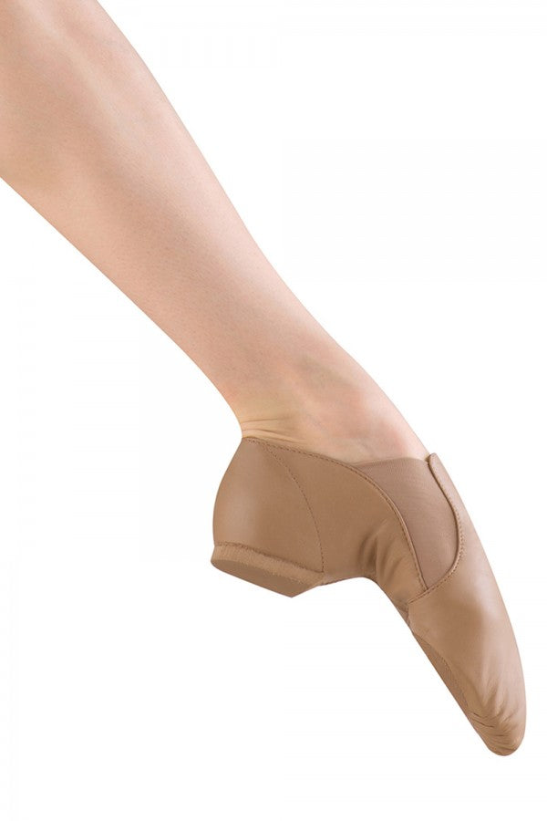 Bloch - Elasta Bootie Jazz Shoes - Child (S0499G) - Tan