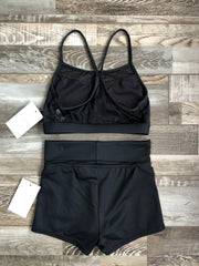 Capezio - Lace Panel Shorts - Adult (11506W) - Black Final Sale