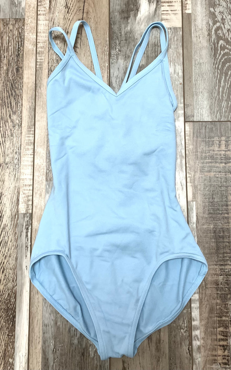 Capezio - Studio Collection Crisscross Back Leotard - Child (SE1029C) - Light Blue