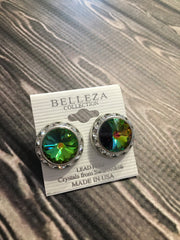 Belleza Collection - Swarovski Crystals Pierced Earrings - 20MM - XL