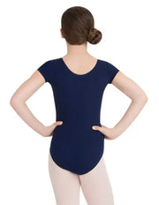 Capezio - Basic Short Sleeve Leotard - Child (TB132C) - Navy