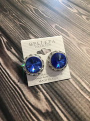 Belleza Collection - Swarovski Crystals Pierced Earrings - 20MM - XL