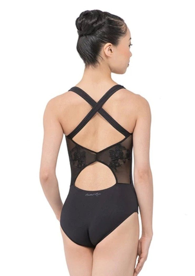 Ballet Rosa - Anette Cross Back Leotard - Adult (1071MFA) - Noir - Final Sale
