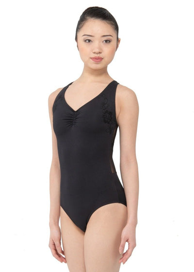 Ballet Rosa - Anette Cross Back Leotard - Adult (1071MFA) - Noir - Final Sale