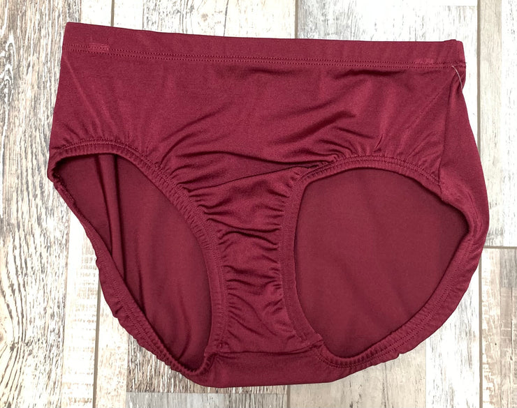Body Wrappers - Brief - Adult (P1015) - Burgundy - Final Sale