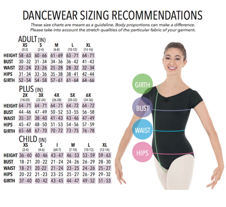 Eurotard - Cotton Lycra® Mid Rise Jazz Pants - Child (46556) - Black