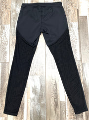 Capezio - Full-Length Leggings - Adult (11304W) - Black/Dotted Mesh Final Sale