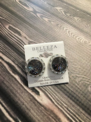Belleza Collection - Swarovski Crystals Pierced Earrings - 20MM - XL