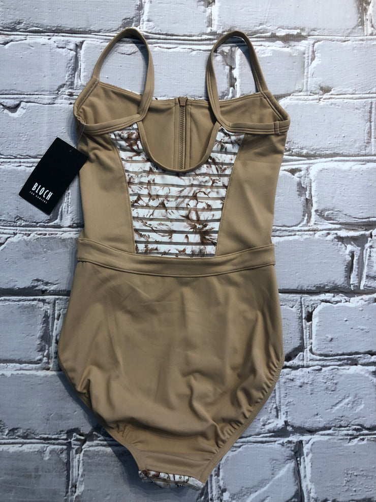 Bloch - Printed Mesh Paneled Cami Leotard - Adult (L9817) - Nomad - Final Sale
