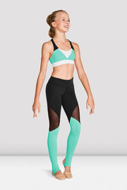 Bloch - Girls Full Length Leggings - Child (FP5209C) - Blue Radiance - Final Sale